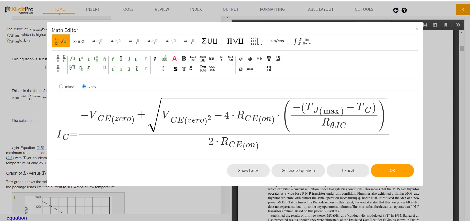 Latex Formula